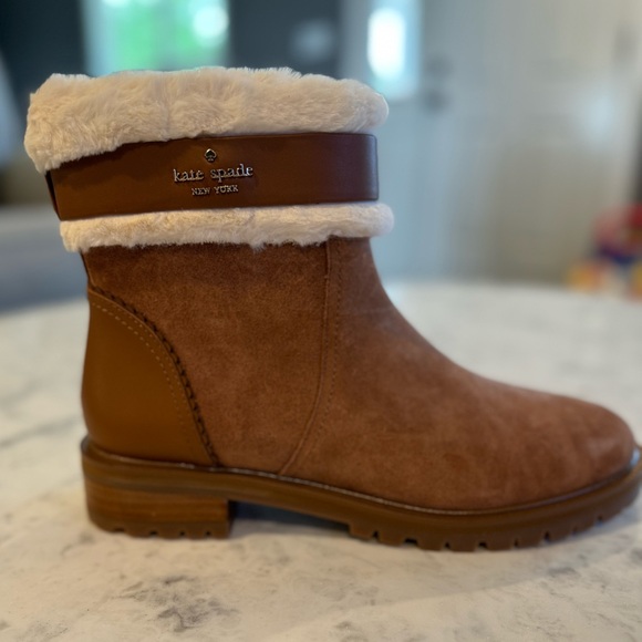 NWT Kate Spade Bailee Winter Suede Boots - Picture 1 of 7